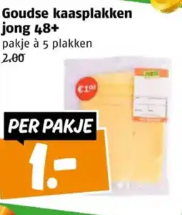Poiesz Goudse kaasplakken jong 48+ aanbieding