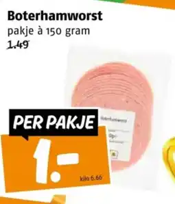 Poiesz Boterhamworst aanbieding