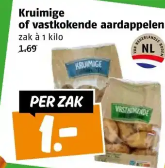 Poiesz Kruimige of vastkokende aardappelen aanbieding