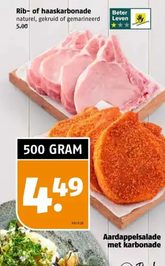 Poiesz Rib of haaskarbonade aanbieding
