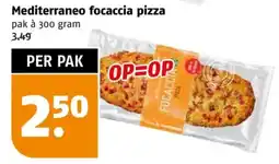 Poiesz Mediterraneo focaccia pizza aanbieding
