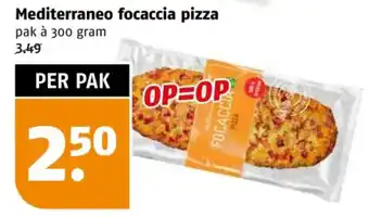 Poiesz Mediterraneo focaccia pizza aanbieding