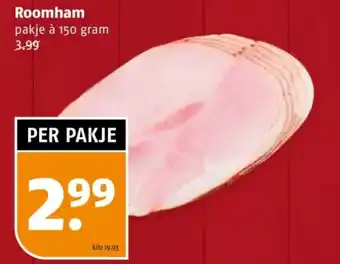 Poiesz Roomham aanbieding