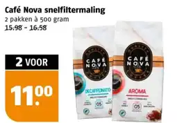 Poiesz Café Nova snelfiltermaling aanbieding