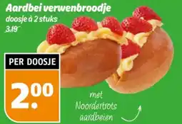 Poiesz Aardbei verwenbroodje aanbieding