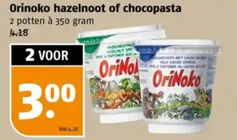 Poiesz Orinoko hazelnoot of chocopasta aanbieding