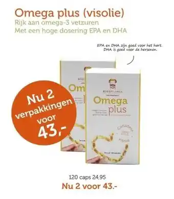 De Rode Pilaren Omega plus (visolie) aanbieding