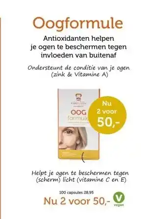 De Rode Pilaren Oogformule aanbieding