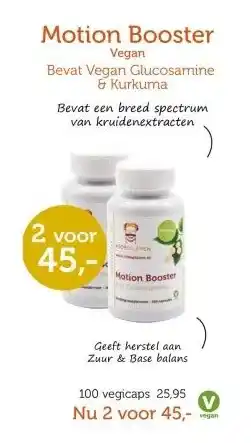 De Rode Pilaren Motion Booster Vegan aanbieding