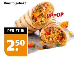 Poiesz Burrito gehakt aanbieding