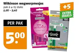 Poiesz Wilkinson wegwerpmesjes aanbieding
