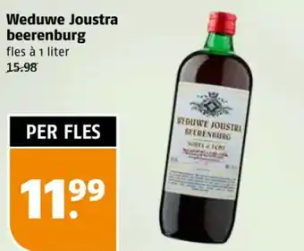 Poiesz Weduwe Joustra beerenburg aanbieding