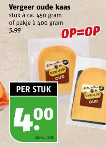 Poiesz Vergeer oude kaas aanbieding