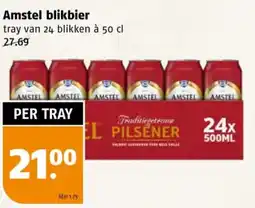 Poiesz Amstel blikbier aanbieding