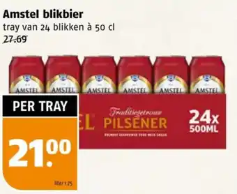 Poiesz Amstel blikbier aanbieding