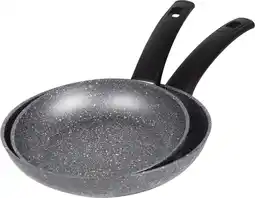 Bol.com San Ignacio Koekenpannenset -1 x 20 en 1 x 24cm Doorsnede- Eco Friendly - grijs aanbieding