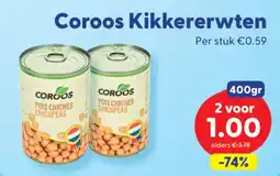 Die Grenze Coroos Kikkererwten aanbieding