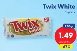 Die Grenze Twix White aanbieding