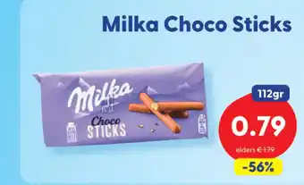 Die Grenze Milka Choco Sticks aanbieding