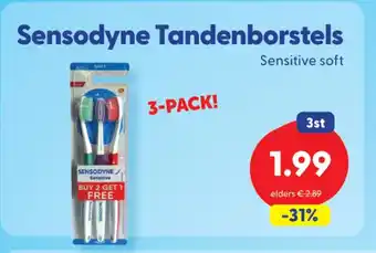 Die Grenze Sensodyne Tandenborstels aanbieding