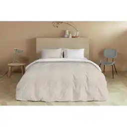 Albert Heijn Ambiante Dekbedovertrek Winston sand 240x240cm aanbieding