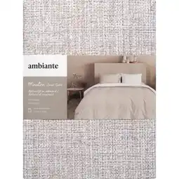 Albert Heijn Ambiante Dekbedovertrek Winston sand 240x240cm aanbieding
