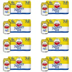 Albert Heijn Amstel Amstel Radler citroen 0.0 6-pack 8-pack aanbieding