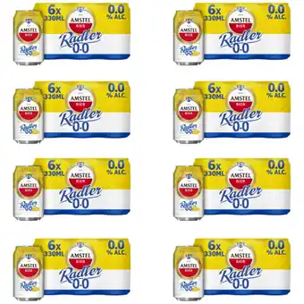 Albert Heijn Amstel Amstel Radler citroen 0.0 6-pack 8-pack aanbieding