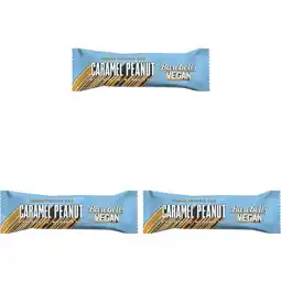 Albert Heijn Barebells Vegan protein bar caramel peanut 3-pack aanbieding