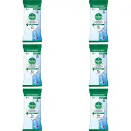 Albert Heijn Dettol Schoonmaakdoekjes cleanser 6-pack aanbieding