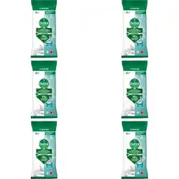 Albert Heijn Dettol Schoonmaakdoekjes oceaanfris 6-pack aanbieding