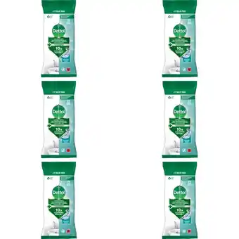 Albert Heijn Dettol Schoonmaakdoekjes oceaanfris 6-pack aanbieding