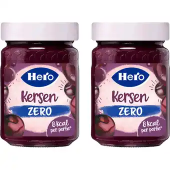 Albert Heijn Hero jam zero kersen 2-pack aanbieding