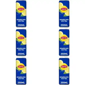 Albert Heijn Lipton Lipton Ice tea sparkling 4x 6-pack aanbieding