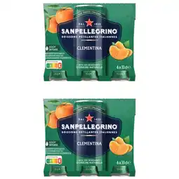 Albert Heijn S. Pellegrino Clementina 6-pack 2-pack aanbieding