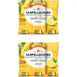 Albert Heijn S. Pellegrino Limonata light 6-pack 2-pack aanbieding