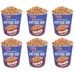 Albert Heijn Unox Good noodles pittige kip 6-pack aanbieding