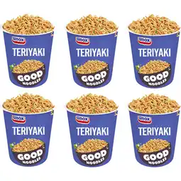Albert Heijn Unox Good noodles teriyaki 6-pack aanbieding
