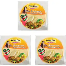 Albert Heijn Faja Lobi Surinaamse sandhia's roti 3-pack aanbieding