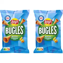Albert Heijn Lay's Bugles nacho cheese 2-pack aanbieding