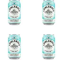 Albert Heijn Lowlander 0.00% wit 4-pack aanbieding