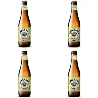 Albert Heijn Lowlander Citrus blonde non-alc 4-pack aanbieding