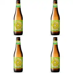 Albert Heijn Lowlander Lemon & elderflower 4-pack aanbieding