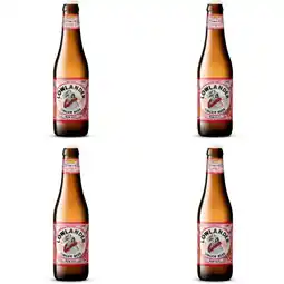 Albert Heijn Lowlander Ginger beer non-alc 4-pack aanbieding