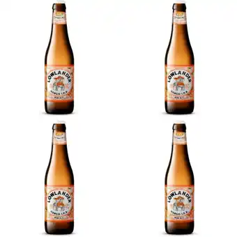 Albert Heijn Lowlander Mango I.P.A non-alc 4-pack aanbieding
