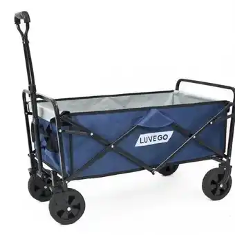 ANWB Luvego Opvouwbare Bolderkar 80 kg Blauw aanbieding