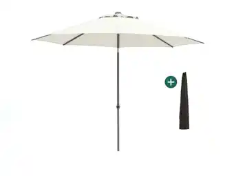 Kees Smit Shadowline Push-up parasol ø 300cm aanbieding