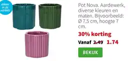Intratuin Pot Nova. Aardewerk aanbieding