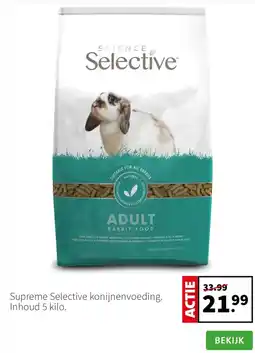 Intratuin Supreme Selective konijnenvoeding aanbieding