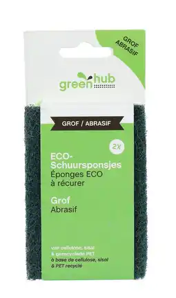 De Online Drogist GreenHub ECO Schuursponsjes Grof aanbieding